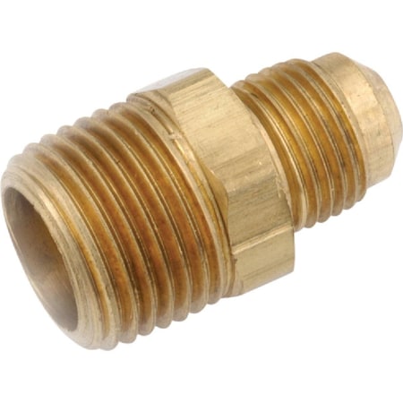 Anderson Metals 1/4 In. x 3/8 In. Brass Male Flare Connector 754048-0406